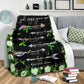 God Says You Are Mental Health Awareness Flannel Blanket For Cozy Bedroom Sofa Decor