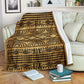 Ethnic Love Beautiful Life Flannel Blanket For Cozy Bedroom Sofa Decor