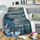 Mental Health Awareness Daughter Gift Flannel Blanket For Cozy Bedroom Sofa Decor