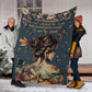 Dragonfly Girl Dragonfly I'm The Storm Flannel Blanket For Cozy Bedroom Sofa Decor