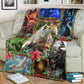 Dragon Christmas Flannel Blanket For Cozy Bedroom Sofa Decor