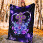 God Love God Christian Rose Flannel Blanket For Cozy Bedroom Sofa Decor