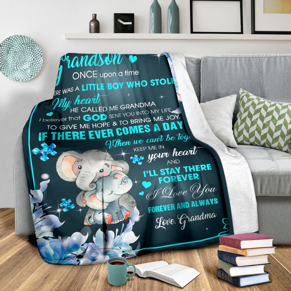 Autism Awareness Son Gift Flannel Blanket For Cozy Bedroom Sofa Decor