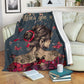 Breast Cancer Never Give Up Breast Cancer Awareness Flannel Blanket For Cozy Bedroom Sofa Decor
