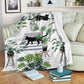 Cat Lovely Black Cats Flannel Blanket For Cozy Bedroom Sofa Decor