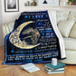 Dinosaur To My Son I Love You Flannel Blanket For Cozy Bedroom Sofa Decor