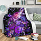 Turtle Purple Turtle Flannel Blanket For Cozy Bedroom Sofa Decor