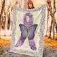 Fibromyalgia Awareness Faith Hope Love Flannel Blanket For Cozy Bedroom Sofa Decor