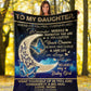 Diabetes Awareness Daughter Butterfly Flannel Blanket For Cozy Bedroom Sofa Decor