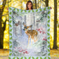 Hunting Deer Christmas Flannel Blanket For Cozy Bedroom Sofa Decor