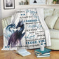 Dragon To My Gorgeous Wife Flannel Blanket For Cozy Bedroom Sofa Decor