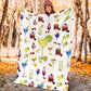 Tropical Drink Lover Flannel Blanket For Cozy Bedroom Sofa Decor