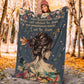 Dragonfly Girl Dragonfly I'm The Storm Flannel Blanket For Cozy Bedroom Sofa Decor