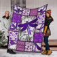 Epilepsy Awareness Butterfly Flannel Blanket For Cozy Bedroom Sofa Decor