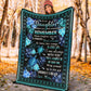 Turtle To My Daughter Turtle Sea Flannel Blanket For Cozy Bedroom Sofa Decor