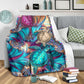 Turtle Magic Flannel Blanket For Cozy Bedroom Sofa Decor