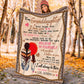 Native To My Granddaughter Native American Flannel Blanket For Cozy Bedroom Sofa Decor