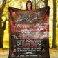 Hunting To My Wife Flannel Blanket For Cozy Bedroom Sofa Decor