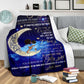 African To My Daughter African American Flannel Blanket For Cozy Bedroom Sofa Decor