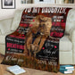 Elephant To My Daughter Be My Baby Girl Flannel Blanket For Cozy Bedroom Sofa Decor