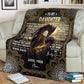 Dragon To My Daughter I Believe In You I Love You Flannel Blanket For Cozy Bedroom Sofa Decor