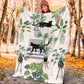 Cat Lovely Black Cats Flannel Blanket For Cozy Bedroom Sofa Decor