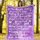Alzheimer Awareness Flannel Blanket For Cozy Bedroom Sofa Decor