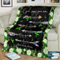 God Says You Are Mental Health Awareness Flannel Blanket For Cozy Bedroom Sofa Decor