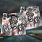 Skull Dark Guardian With Powerful Attitude Beach Shorts For Coastal Trips And Outdoor Wear