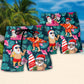 Christmas In July Funny Santa Beach Shorts For Warm Weather Celebrations