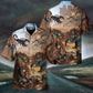 Scorpion Mountain Behind Hawaiian Shirt For Summer Vacation And Beach Travel