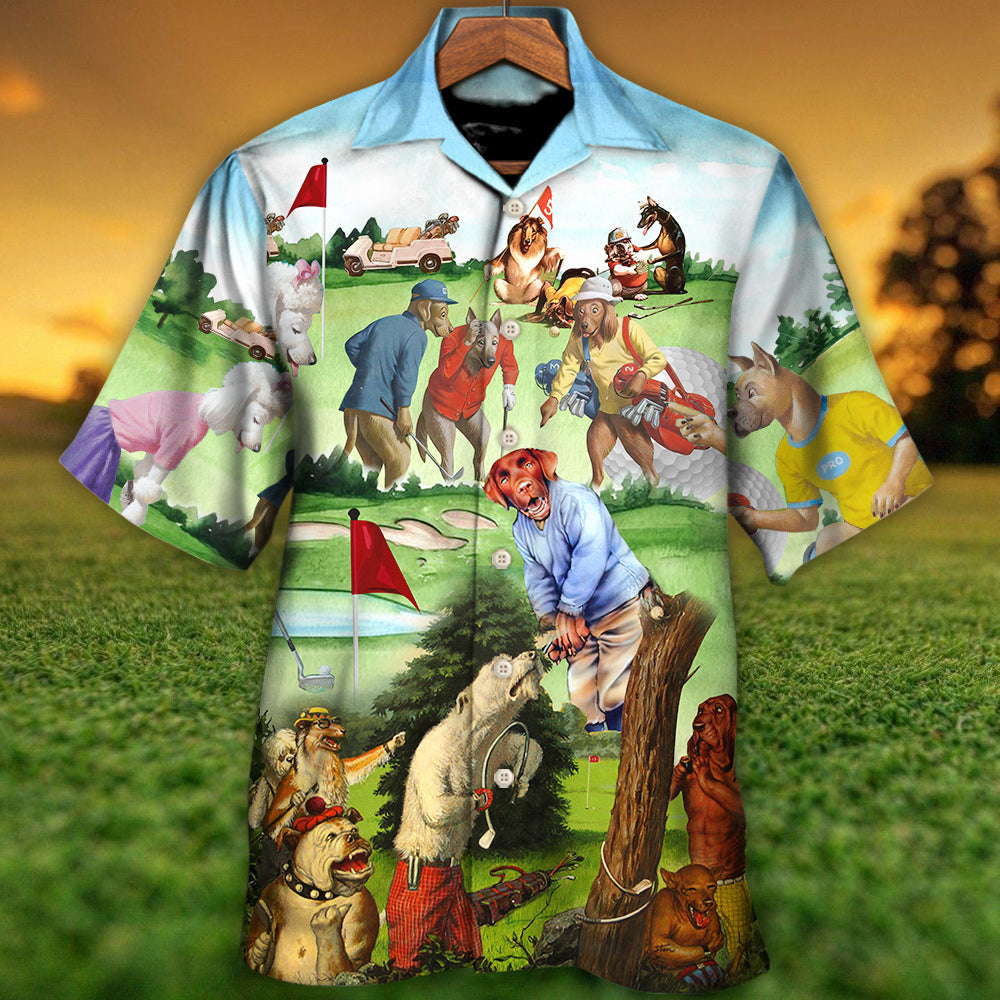 Golf Lot Balls Hawaiian Shirt For Summer Vacation And Beach Travel