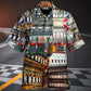 Electrician Hawaiian Shirt With All Over Print For Vacation Getaways Resort Wear And Casual Celebrations