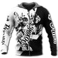 Black White Boxing Spirit Hoodie For Comfortable Daily Outfits Holidays And Casual Wear