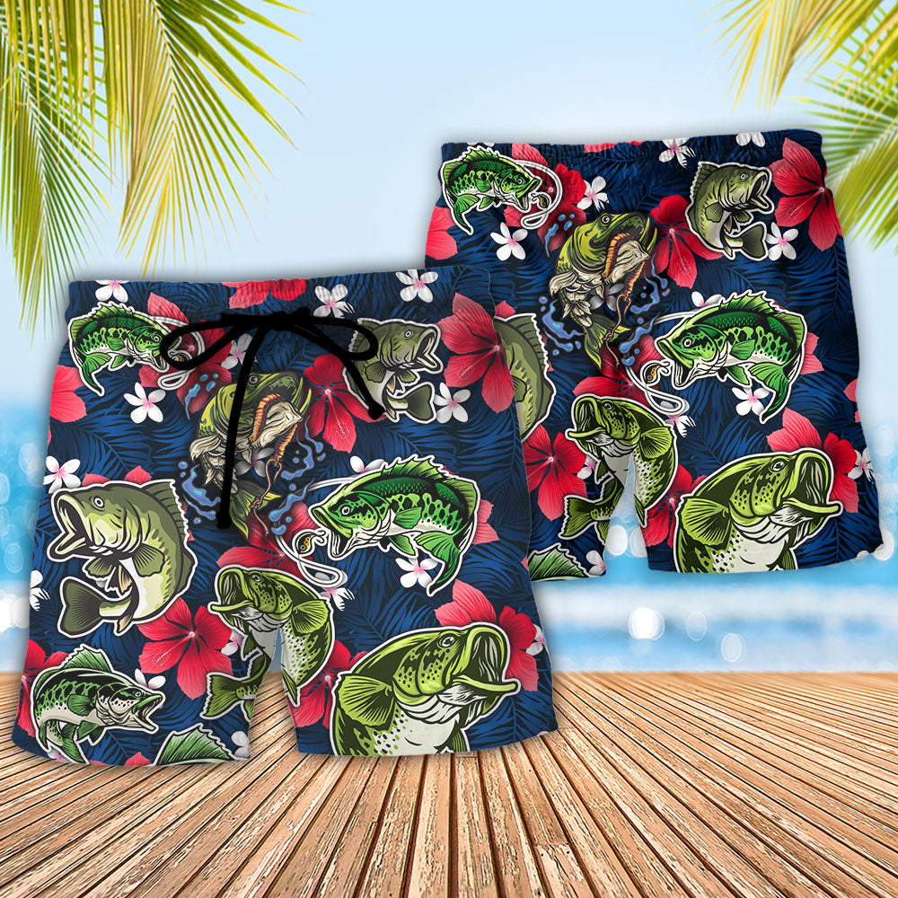 Fishing Beach Shorts Pattern Detail For Resort Wear And Thoughtful Gift Giving