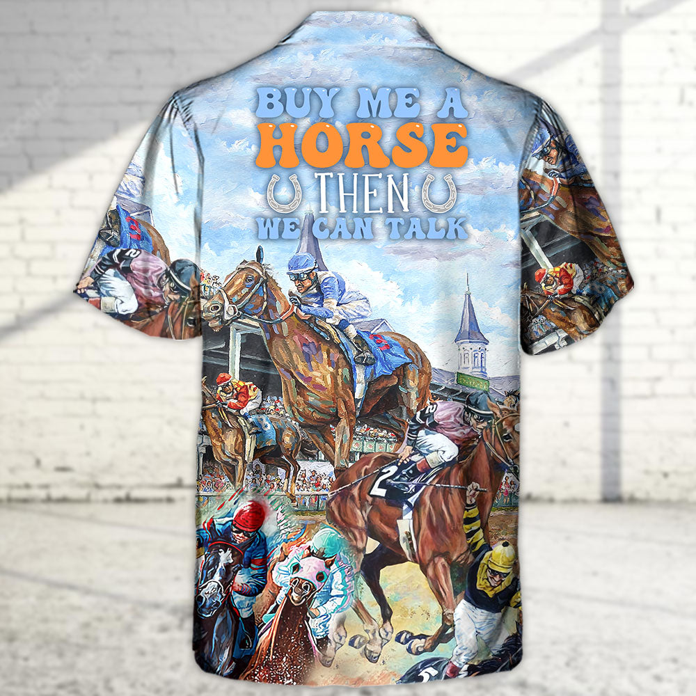 Horse Horseback Riding Buy Talk Hawaiian Shirt For Poolside Relaxation And Sunny Getaways