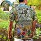 Vintage Gardening Plants Garden Hawaiian Shirt Design View For Resort Wear