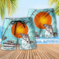 Fishing Fish Beach Shorts Pattern Detail For Seaside Leisure And Laid Back Styling
