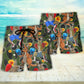 Kangaroo Boxing Tropical Funny Vibe Beach Shorts For Coastal Summer Adventures