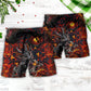 Dragon Eye Colorful Fantasy Style Beach Shorts For Coastal Trips And Outdoor Wear