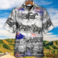 Harness Racing Horse Flag Hawaiian Shirt Artwork View For Warm Weather Events