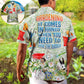 Vintage Gardening Plants Hawaiian Shirt Front Pattern View For Casual Outings