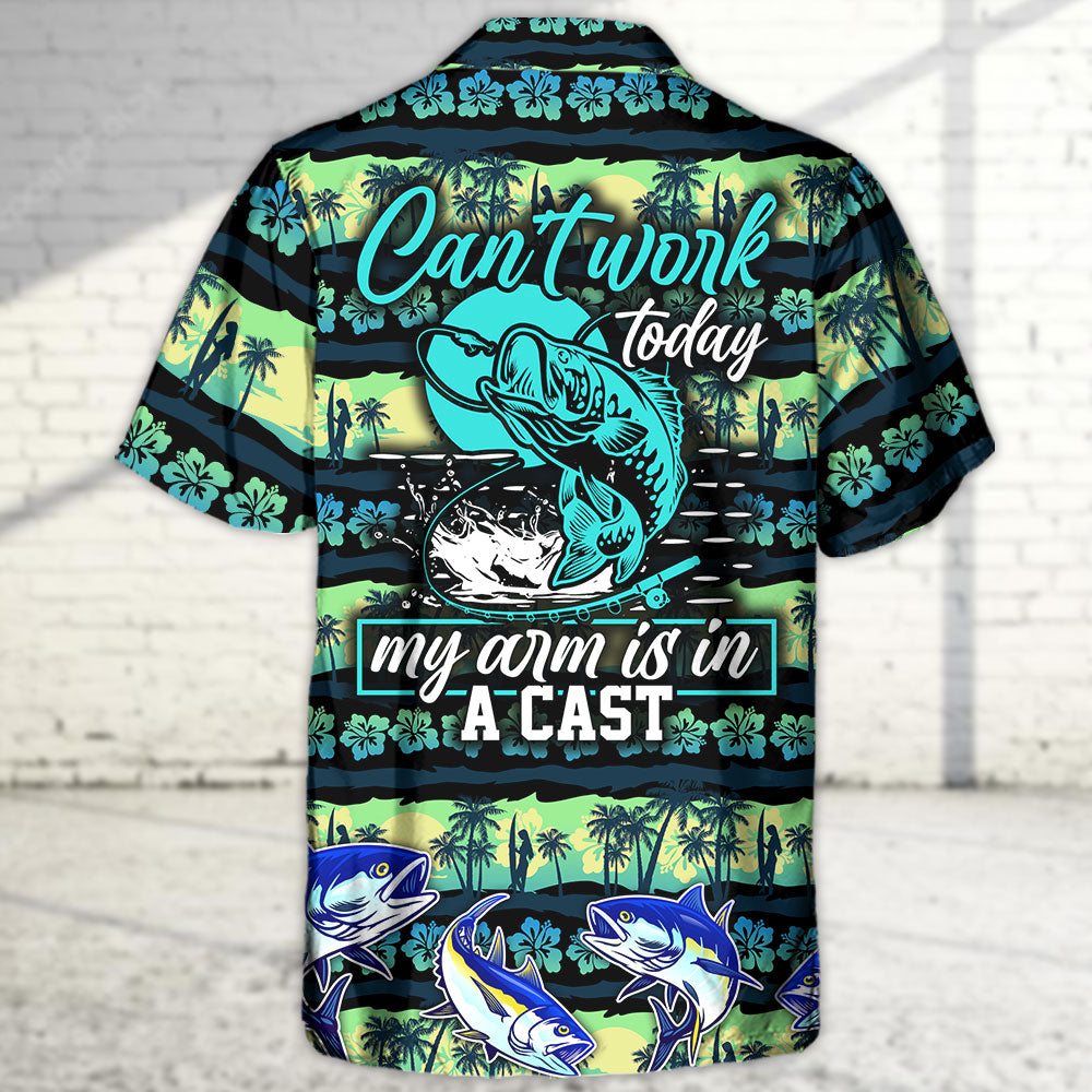 Fishing Vacation Sport Hawaiian Shirt Design View For Casual Outings