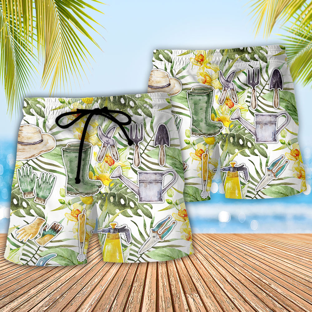 Gardening Play In The Dirt Beach Shorts For Beach Days And Casual Outdoor Wear
