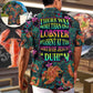Tropical Lobster Hawaiian Shirt Design View For Summer Travel