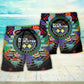Rock Music Lover Colorful Style Beach Shorts For Creative Warm Weather Outfits