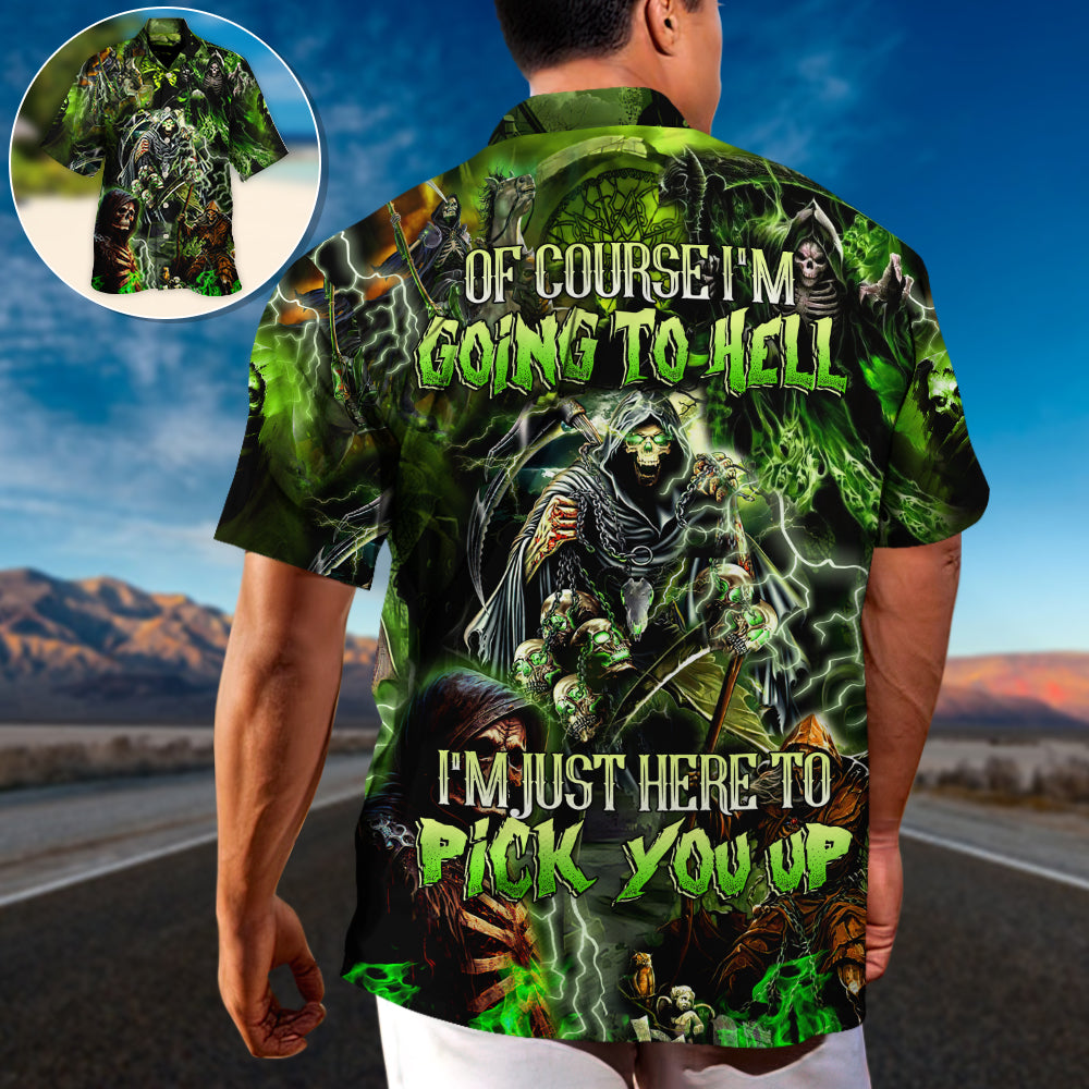 Skull Course Underworld Pick Hawaiian Shirt For Warm Weather Adventures And Everyday Comfort