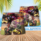 Dragon Beach Shorts Pattern Detail For Coastal Travel And Comfortable Daily Use
