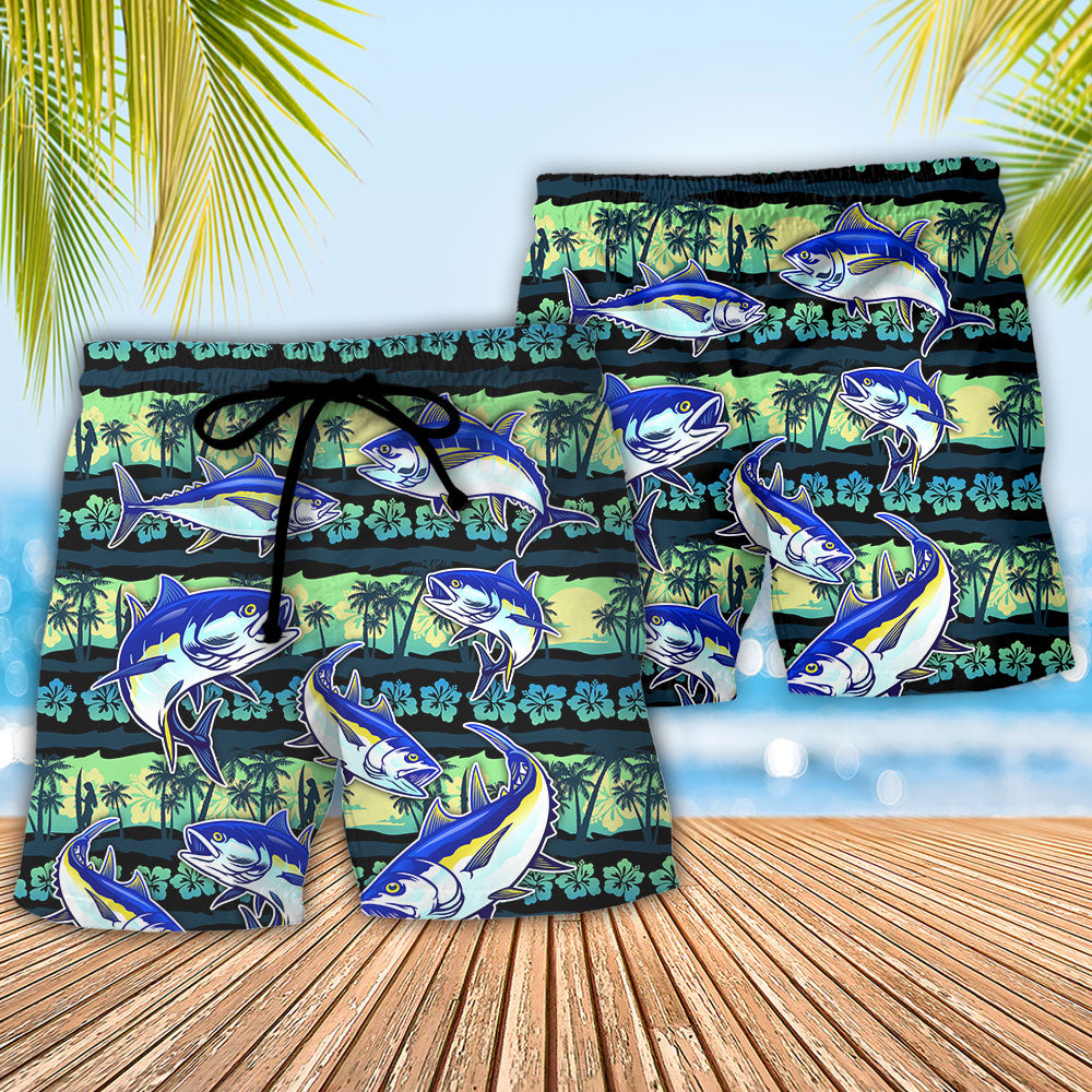 Fishing Beach Shorts Pattern Detail For Island Trips And Lightweight Summer Style