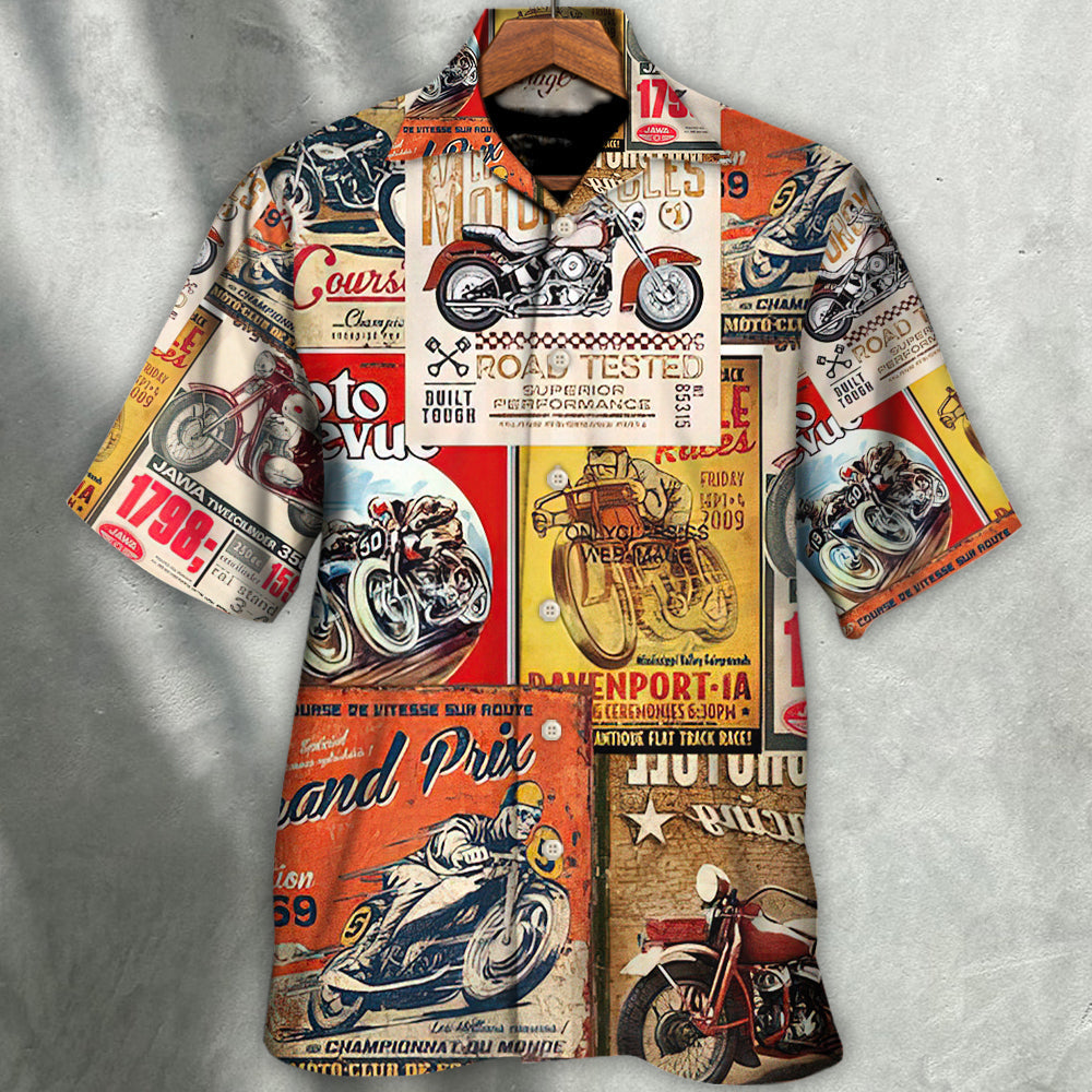 Motorcycle Drop Gear Still Hear Fears Hawaiian Shirt Design View For Casual Summer Styling